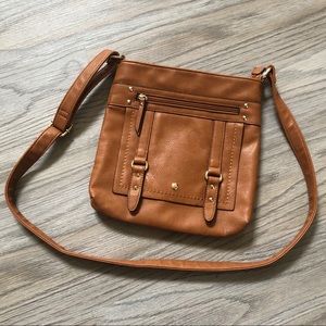 Faux-Leather Crossbody bag